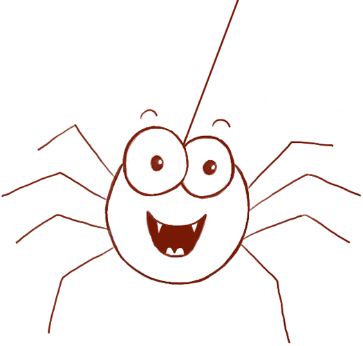 Spider Photo Drawing