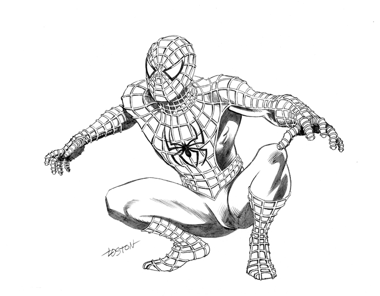 Spiderman Pic Drawing