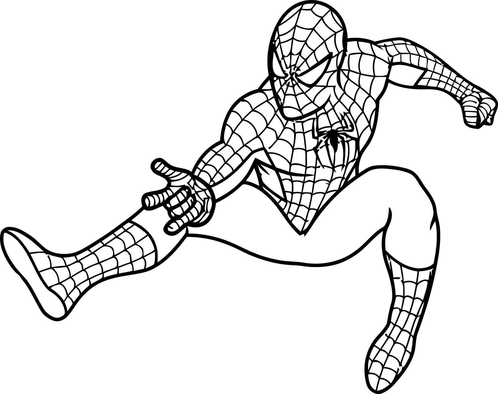 Spiderman Picture Drawing
