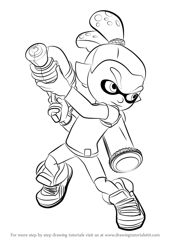 Splatoon Picture Drawing