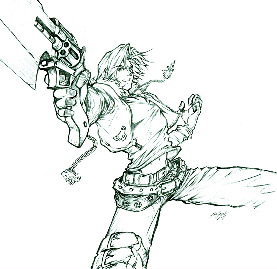 Squall Leonhart Drawing Pic