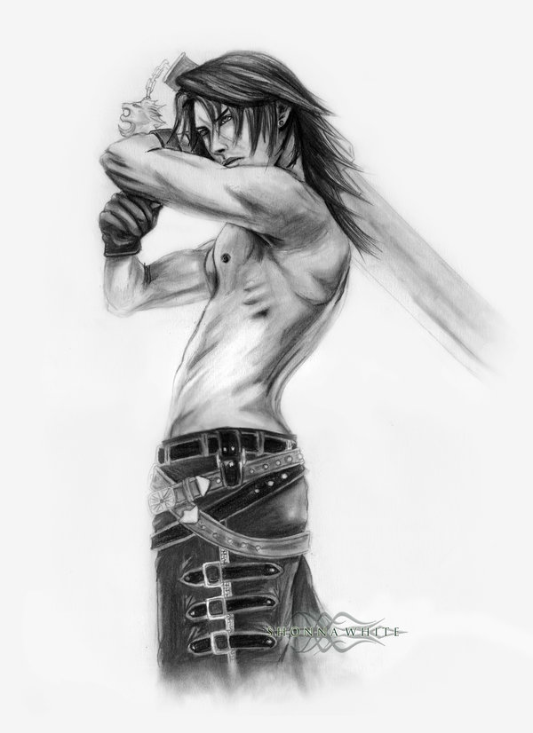 Squall Leonhart High-Quality Drawing