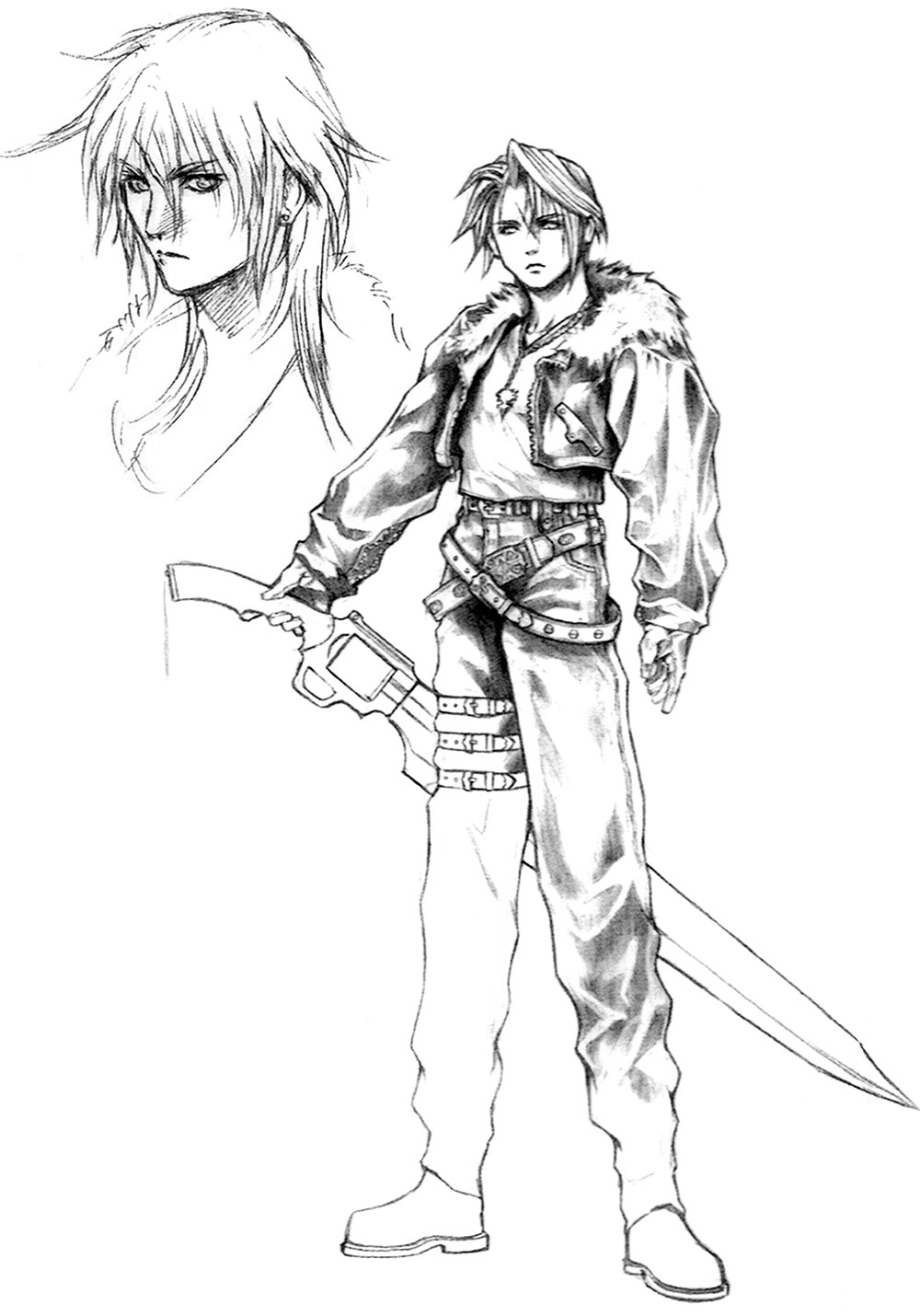 Squall Leonhart Picture Drawing