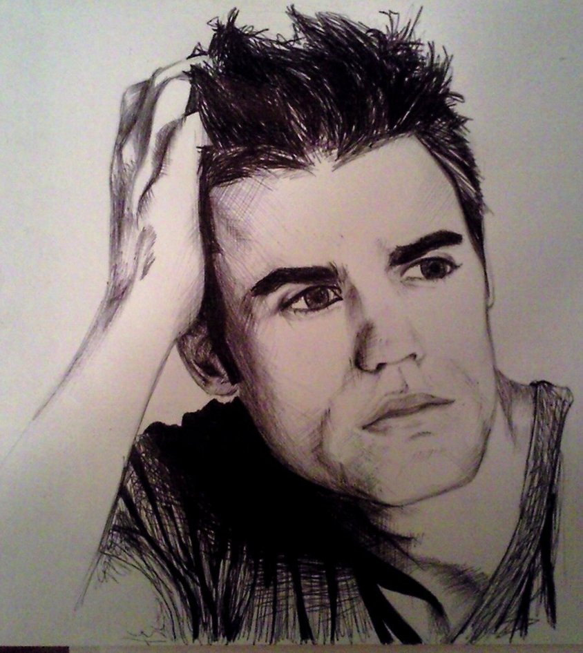 Stefan Salvatore Beautiful Image Drawing