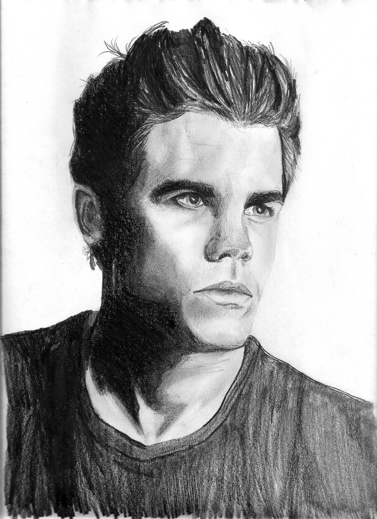 Stefan Salvatore Drawing Art