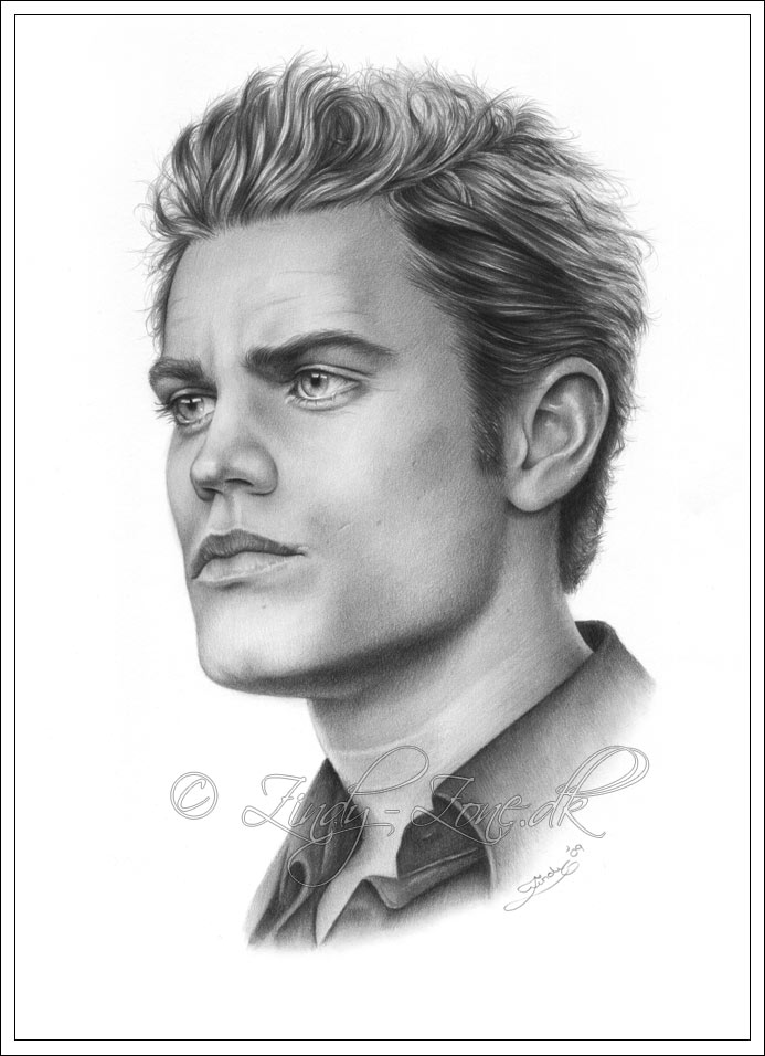 Stefan Salvatore Drawing Pic