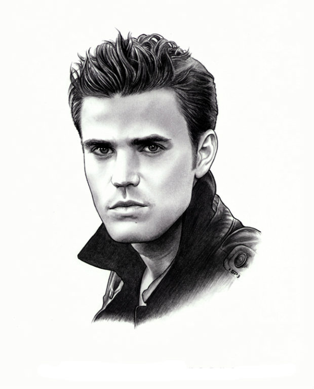 Stefan Salvatore Drawing