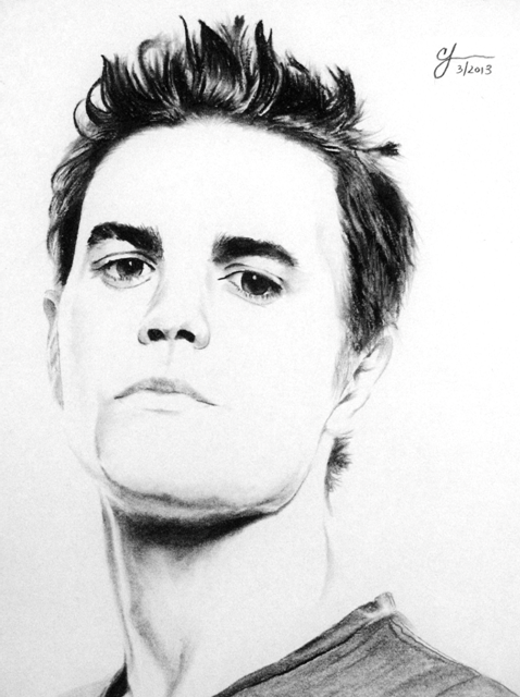 Stefan Salvatore Realistic Drawing