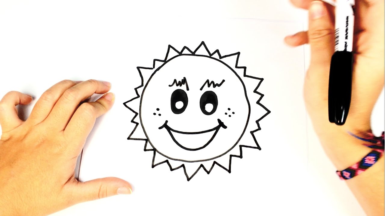 Sun Realistic Drawing