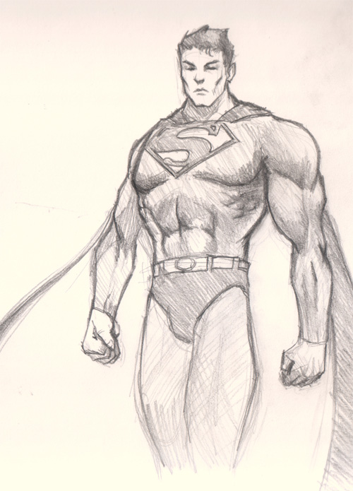 Superman Amazing Drawing