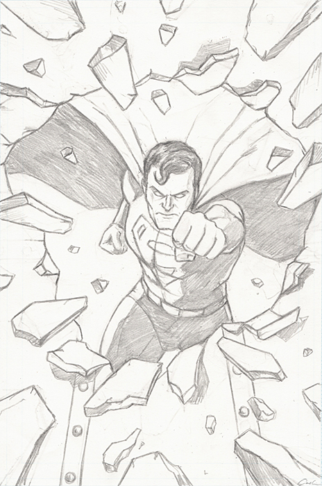 Superman Drawing Pic