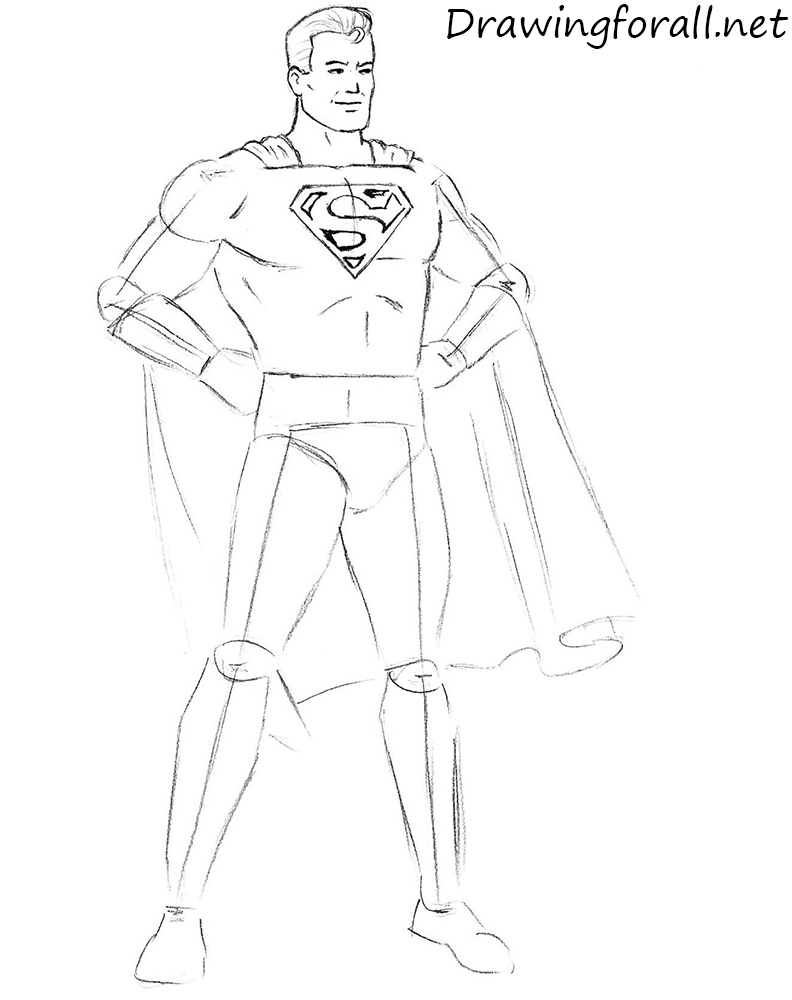 Superman Drawing Pic