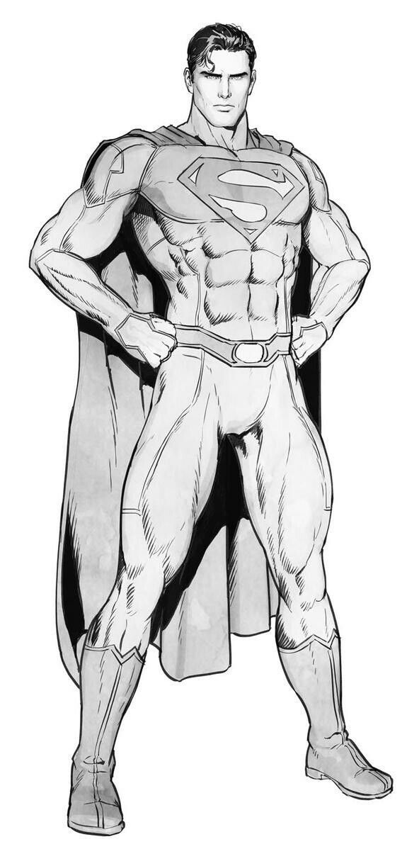 Superman Drawing