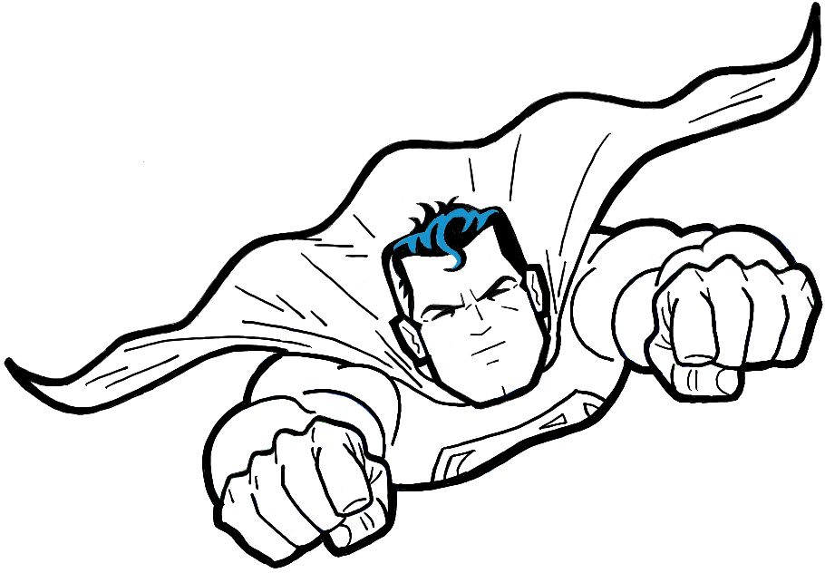 Superman Pic Drawing