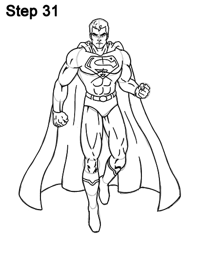 Superman Picture Drawing