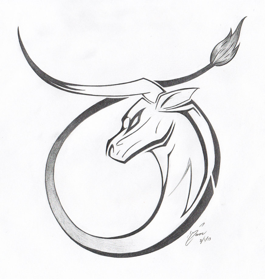 Taurus Image Drawing