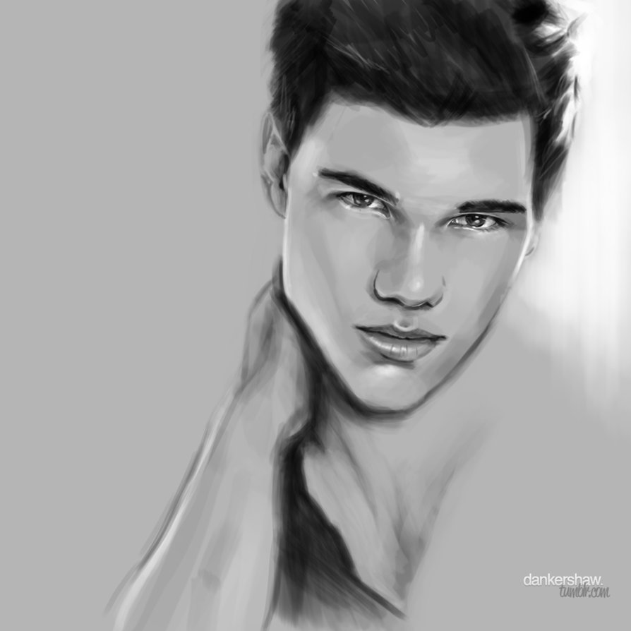 Taylor Lautner Sketch by analsheepprobe on DeviantArt