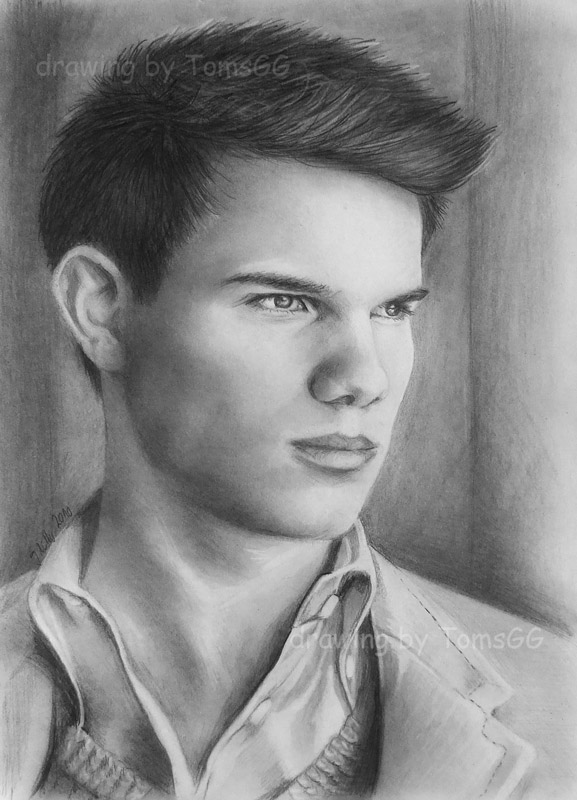 Taylor Lautner Drawing Picture