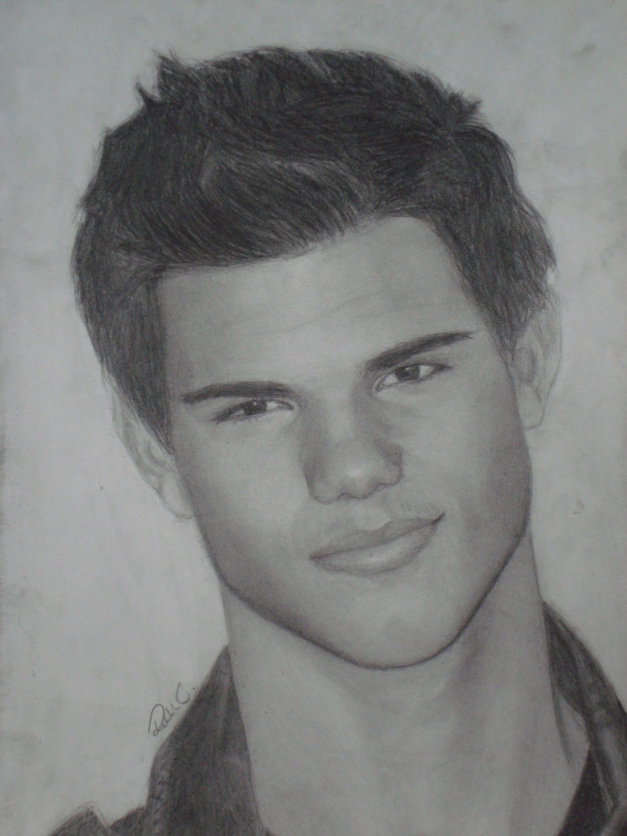 Taylor Lautner Drawing and Sketch Art | Drawings, Art sketches, Art