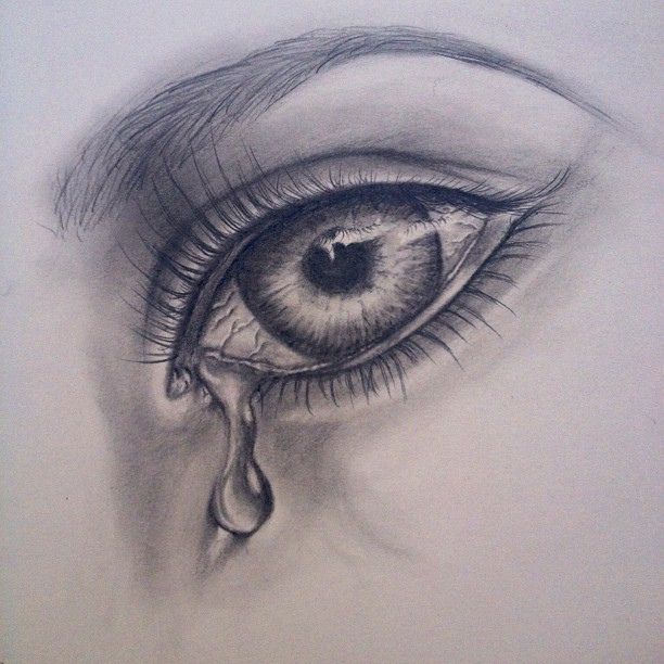 Tears Picture Drawing