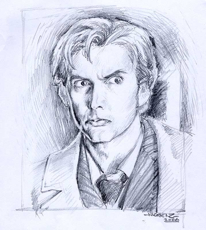 Tenth Doctor Amazing Drawing