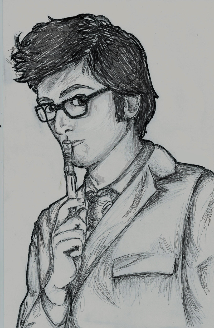 Tenth Doctor Realistic Drawing
