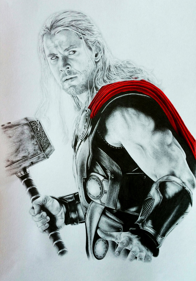 Thor Drawing Image