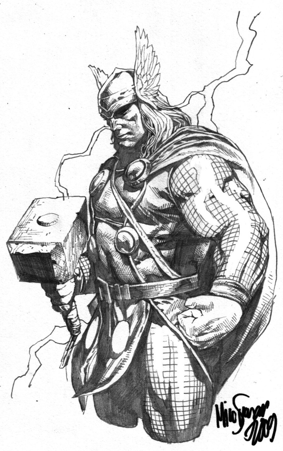 Thor Drawing Picture