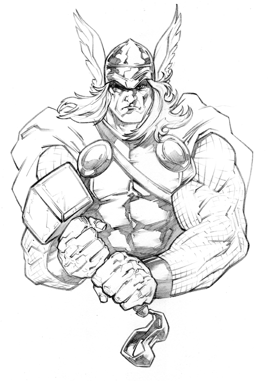 Thor High-Quality Drawing