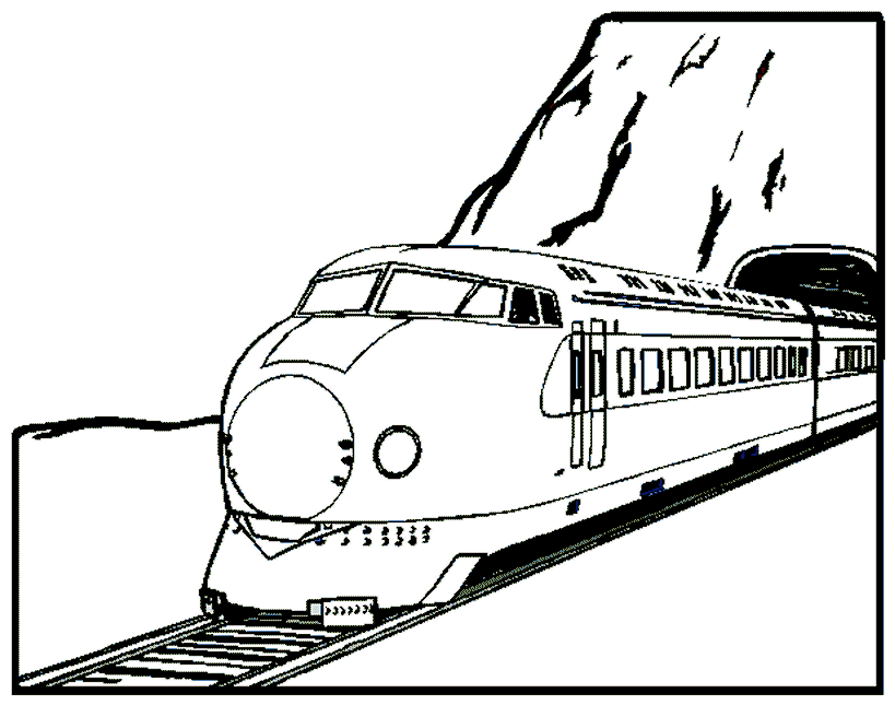 Train Drawing Creative Art