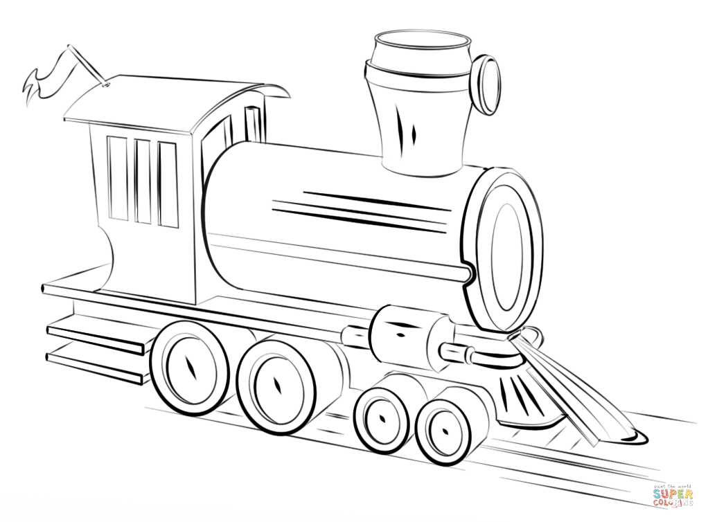 Train Drawing Picture - Drawing Skill