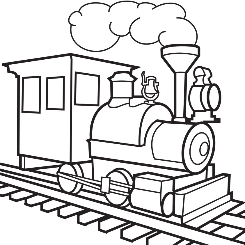 Train Photo Drawing