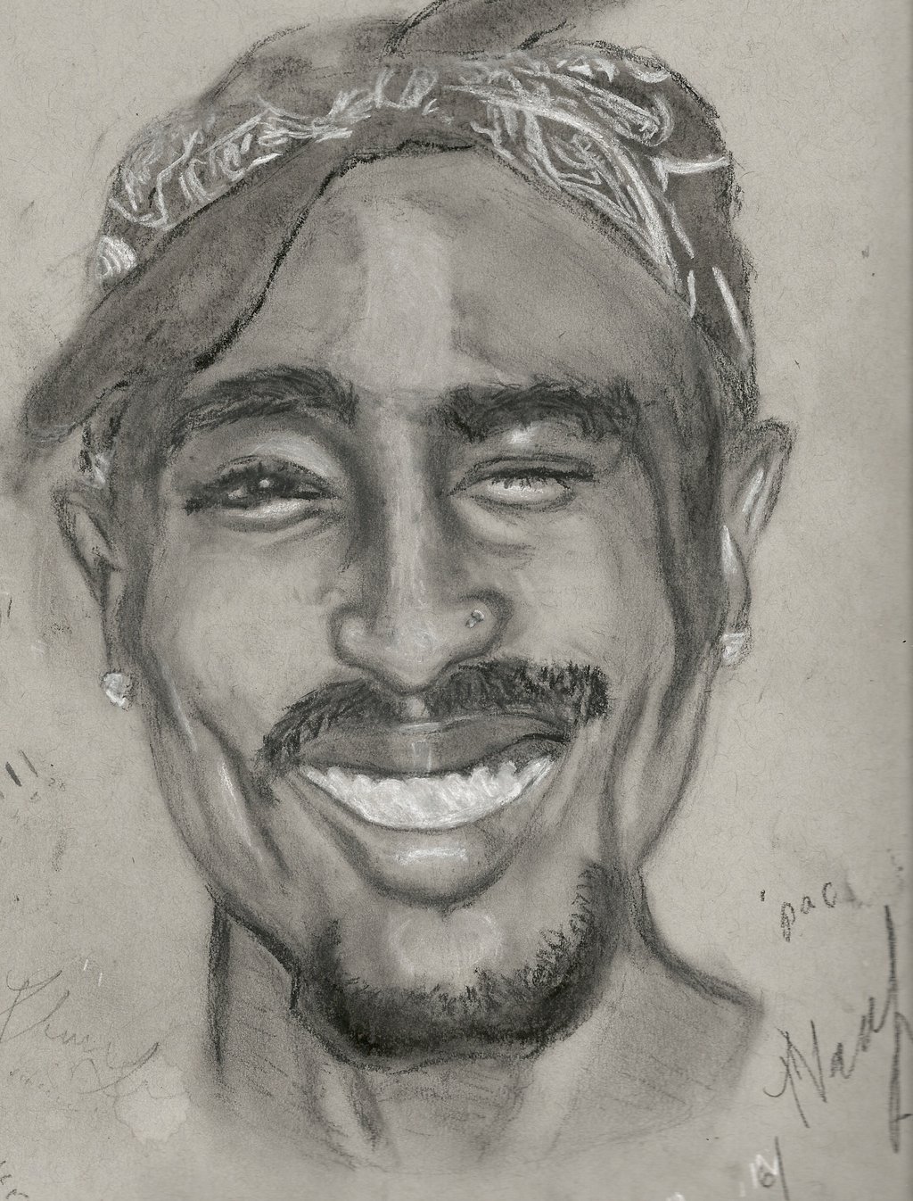 Tupac Shakur Beautiful Image Drawing