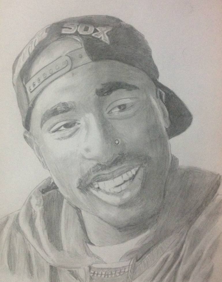 Tupac Shakur Drawing Pic