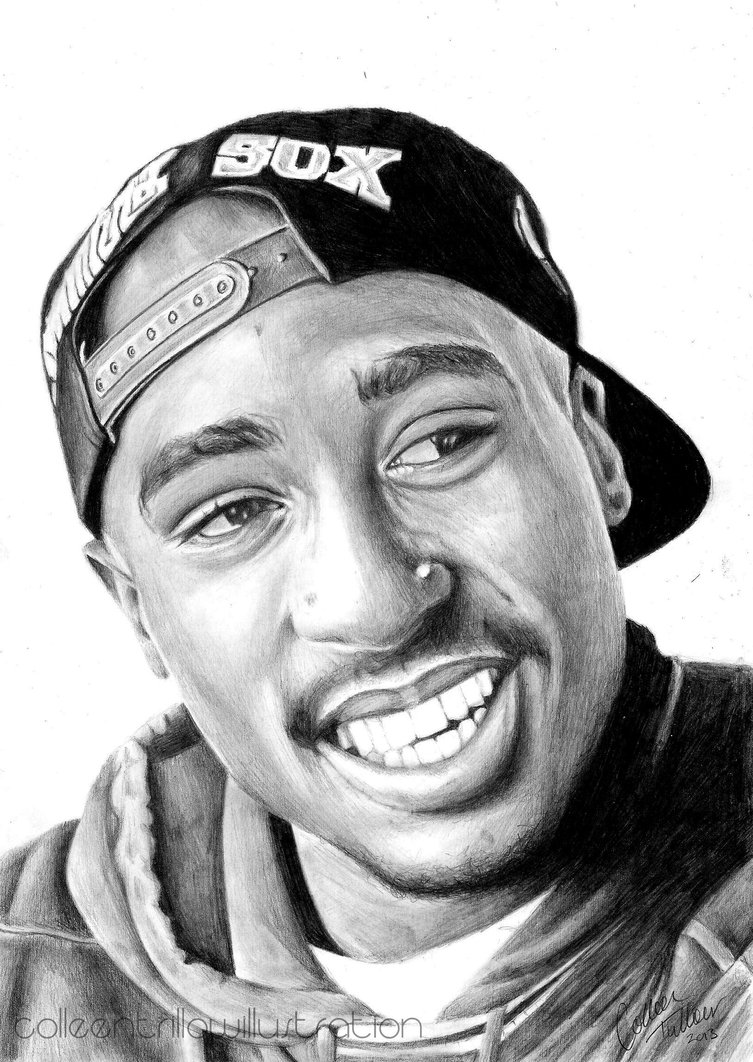 Tupac Shakur Picture Drawing