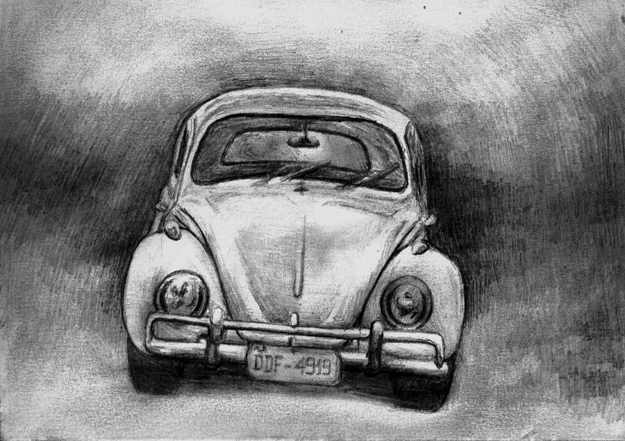 VW Beetle Amazing Drawing
