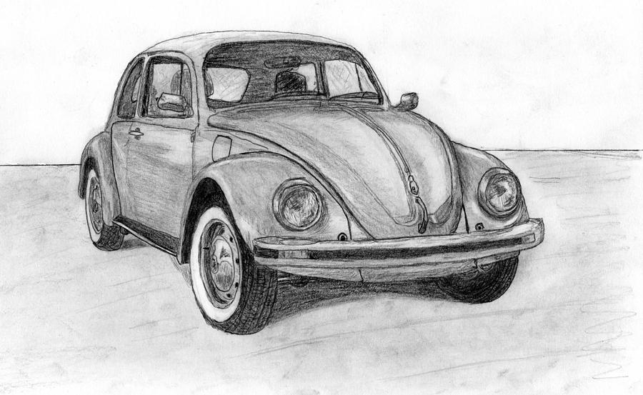 VW Beetle Best Drawing