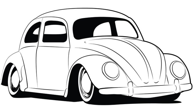 VW Beetle Drawing Pic