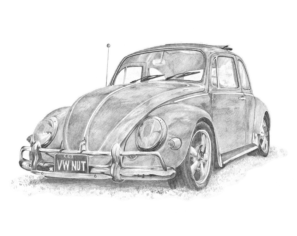 VW Beetle Sketch