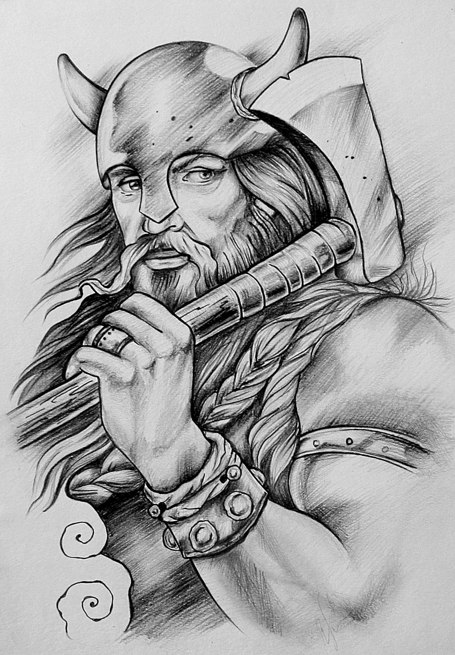 Viking Pic Drawing