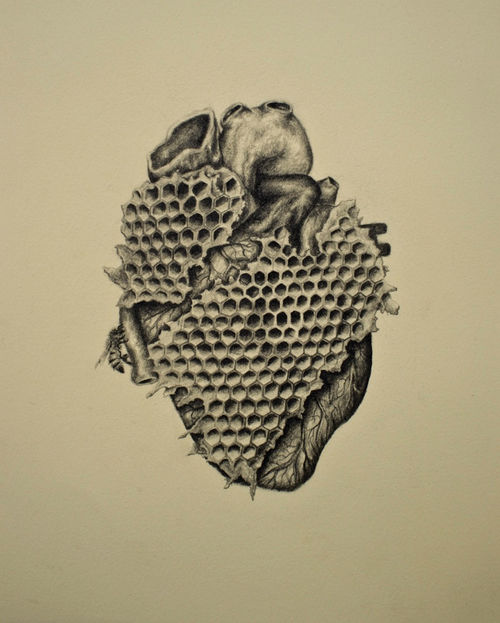 Vintage Heart Photo Drawing