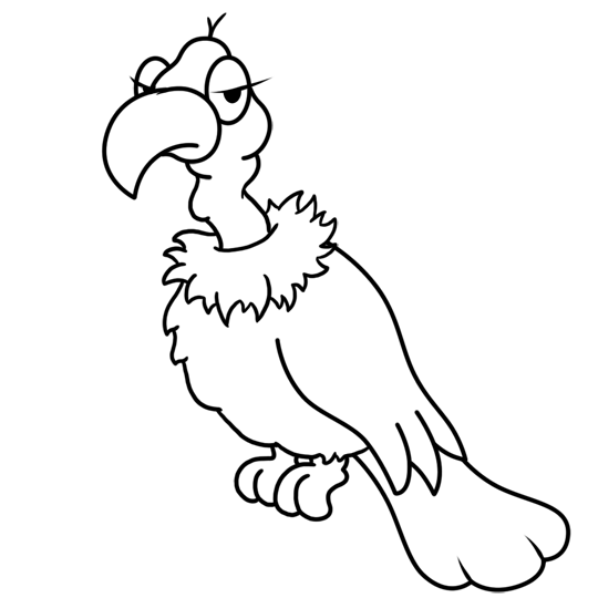 Vulture Image Drawing