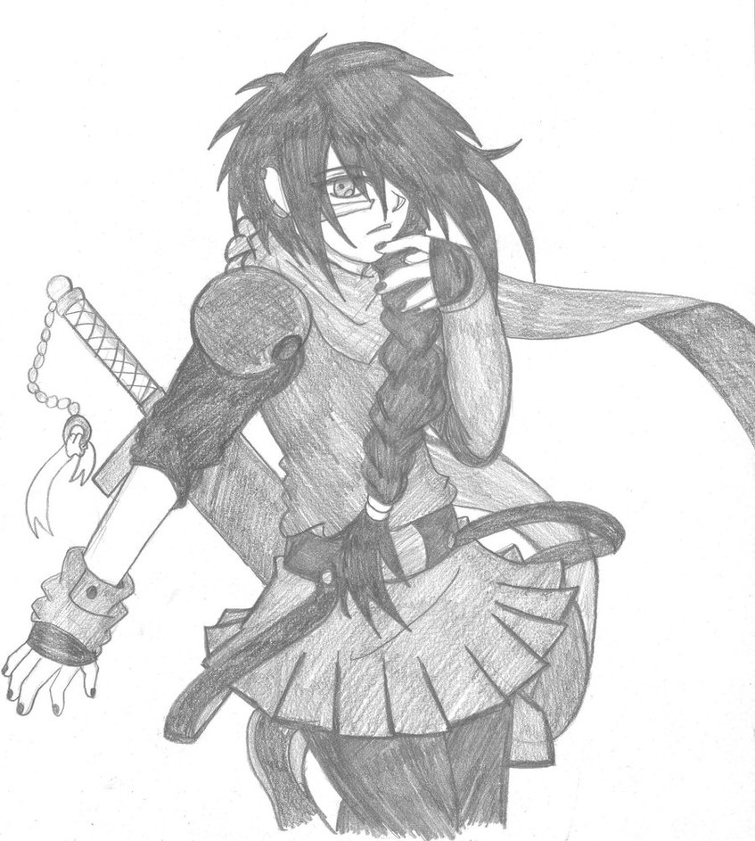 Warrior Girl Best Drawing