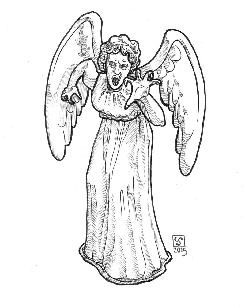 Weeping Angel Image Drawing