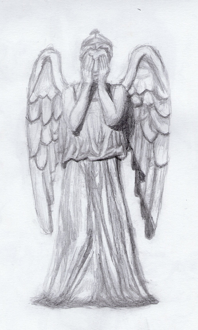 Weeping Angel Picture Drawing