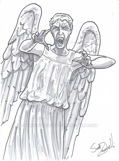 Weeping Angel Sketch