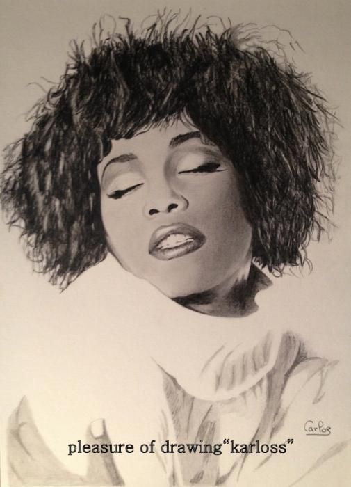 Whitney Houston Drawing Pic