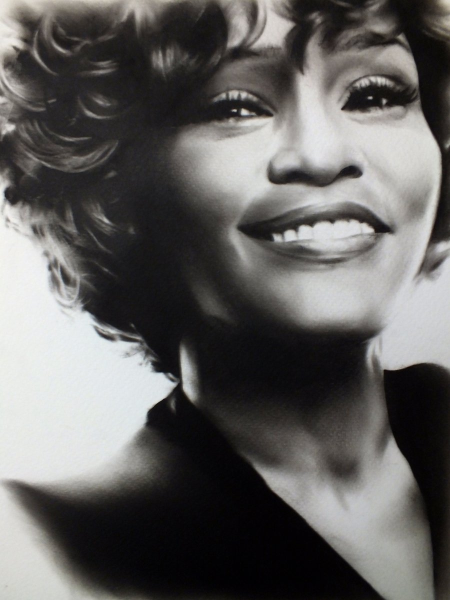 Whitney Houston Picture Drawing