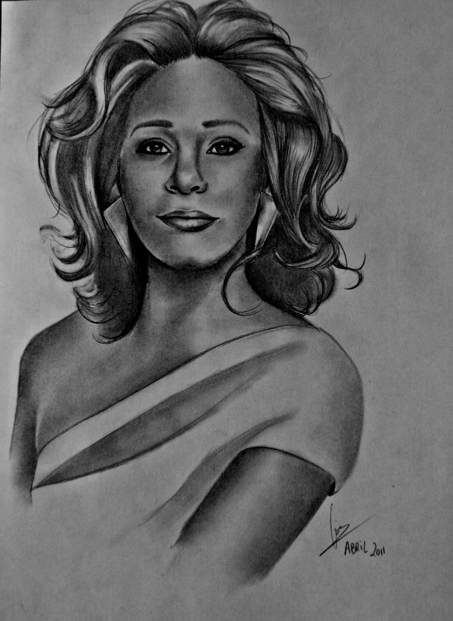 Whitney Houston Sketch