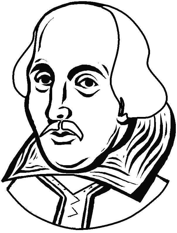 William Shakespeare Image Drawing